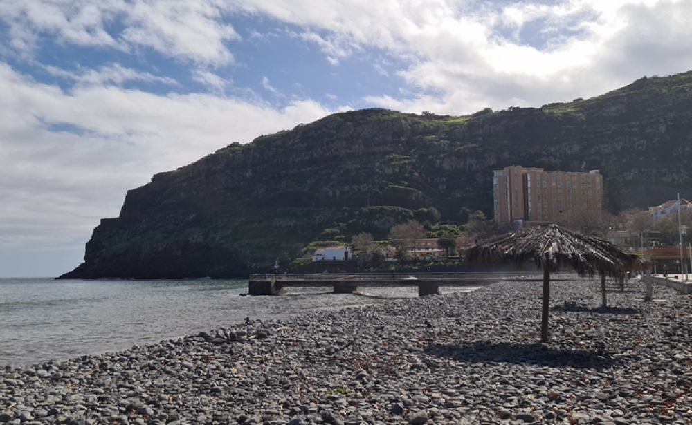 Previsão de vento nas terras altas e nos extremos da ilha