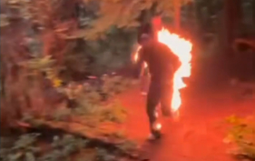 Desafio com fogo nas serras da Madeira (com vídeo)