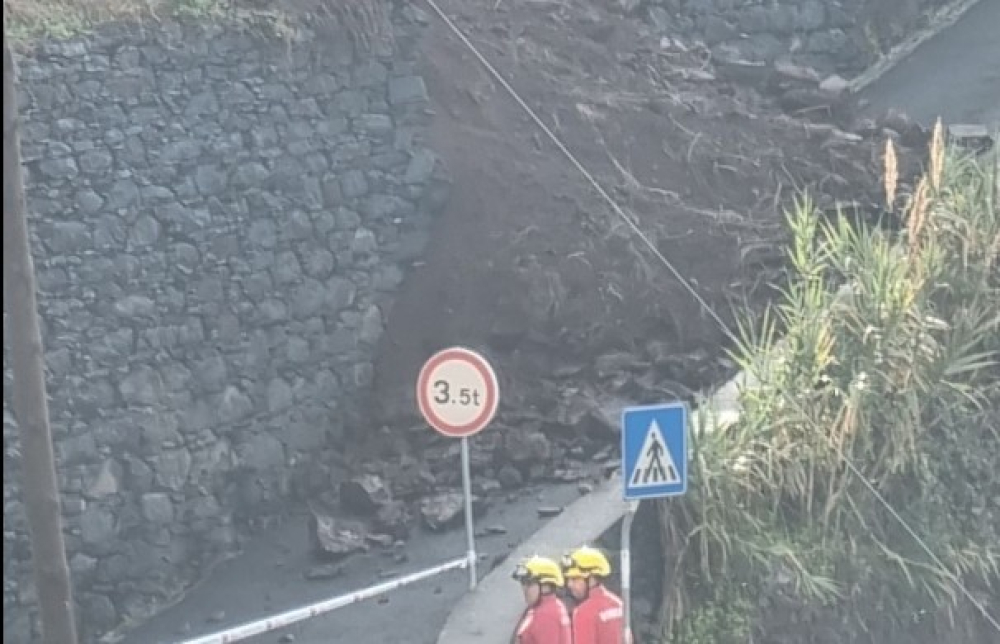 Depressão "Therese" provoca 116 ocorrências e fecha estrada no Funchal