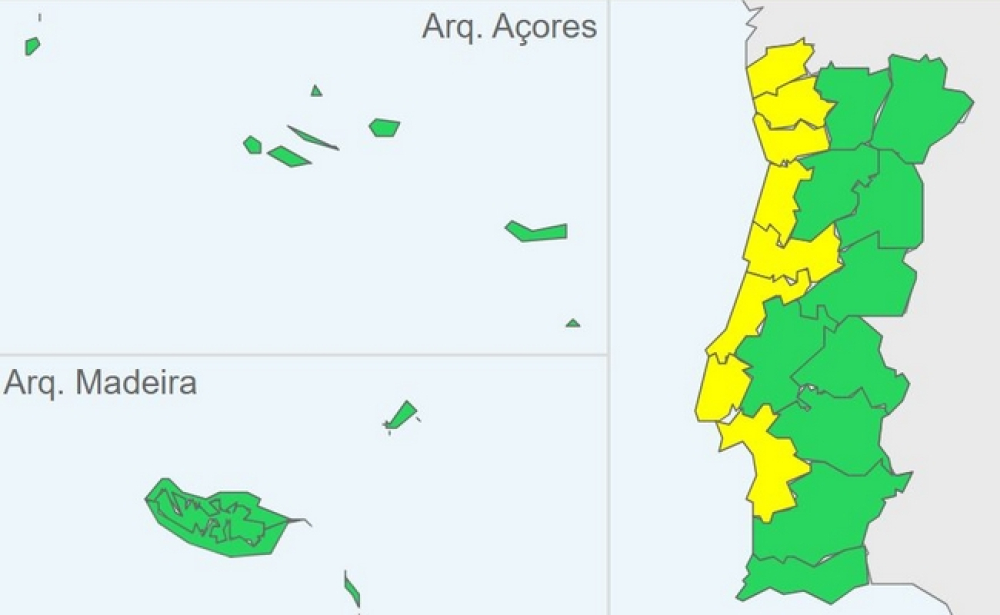 Portugal em risco máximo de incêndio