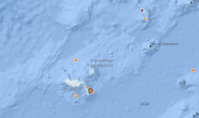 Pequeno sismo a Nordeste do Porto Santo