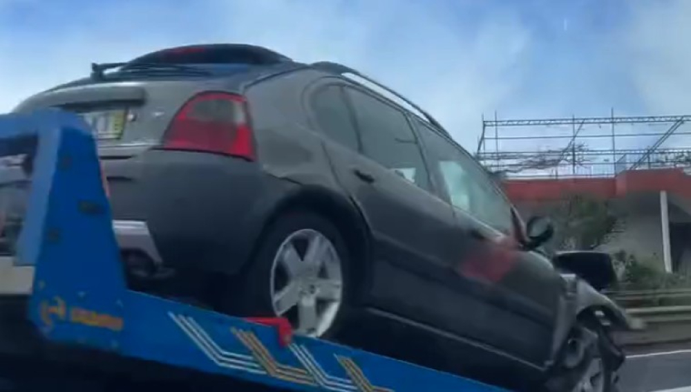 Acidente aparatoso mobiliza vários meios (com vídeo)